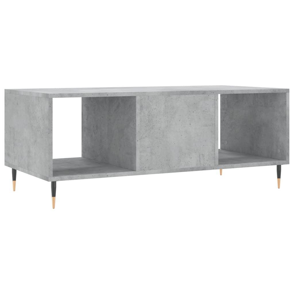 Măsuță de cafea, gri beton, 102x50x40 cm, lemn prelucrat GartenMobel Dekor