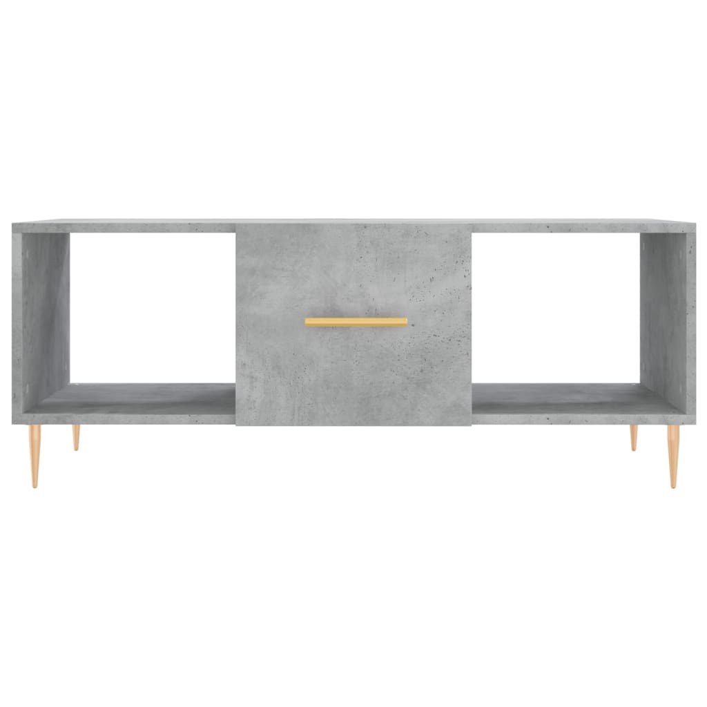 Măsuță de cafea, gri beton, 102x50x40 cm, lemn prelucrat GartenMobel Dekor