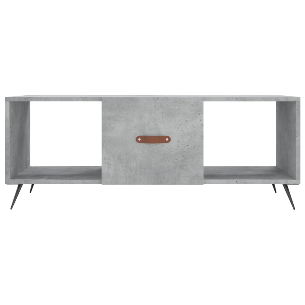 Măsuță de cafea, gri beton, 102x50x40 cm, lemn prelucrat GartenMobel Dekor