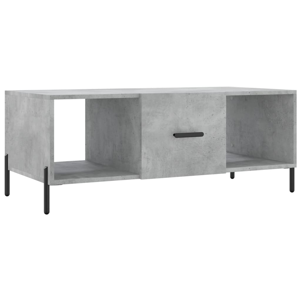 Măsuță de cafea, gri beton, 102x50x40 cm, lemn prelucrat GartenMobel Dekor