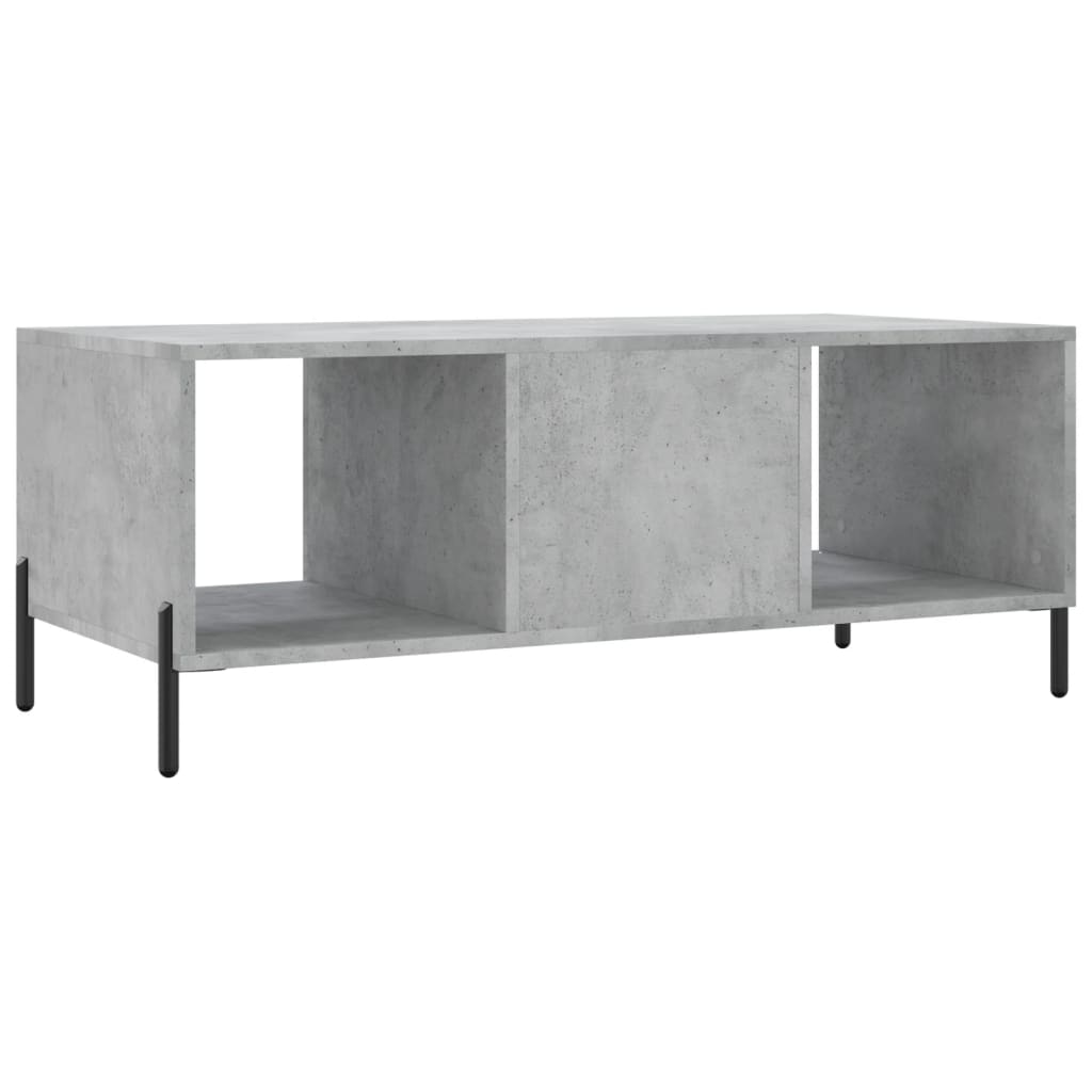 Măsuță de cafea, gri beton, 102x50x40 cm, lemn prelucrat GartenMobel Dekor