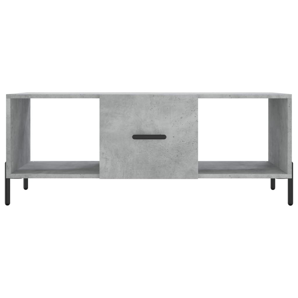Măsuță de cafea, gri beton, 102x50x40 cm, lemn prelucrat GartenMobel Dekor