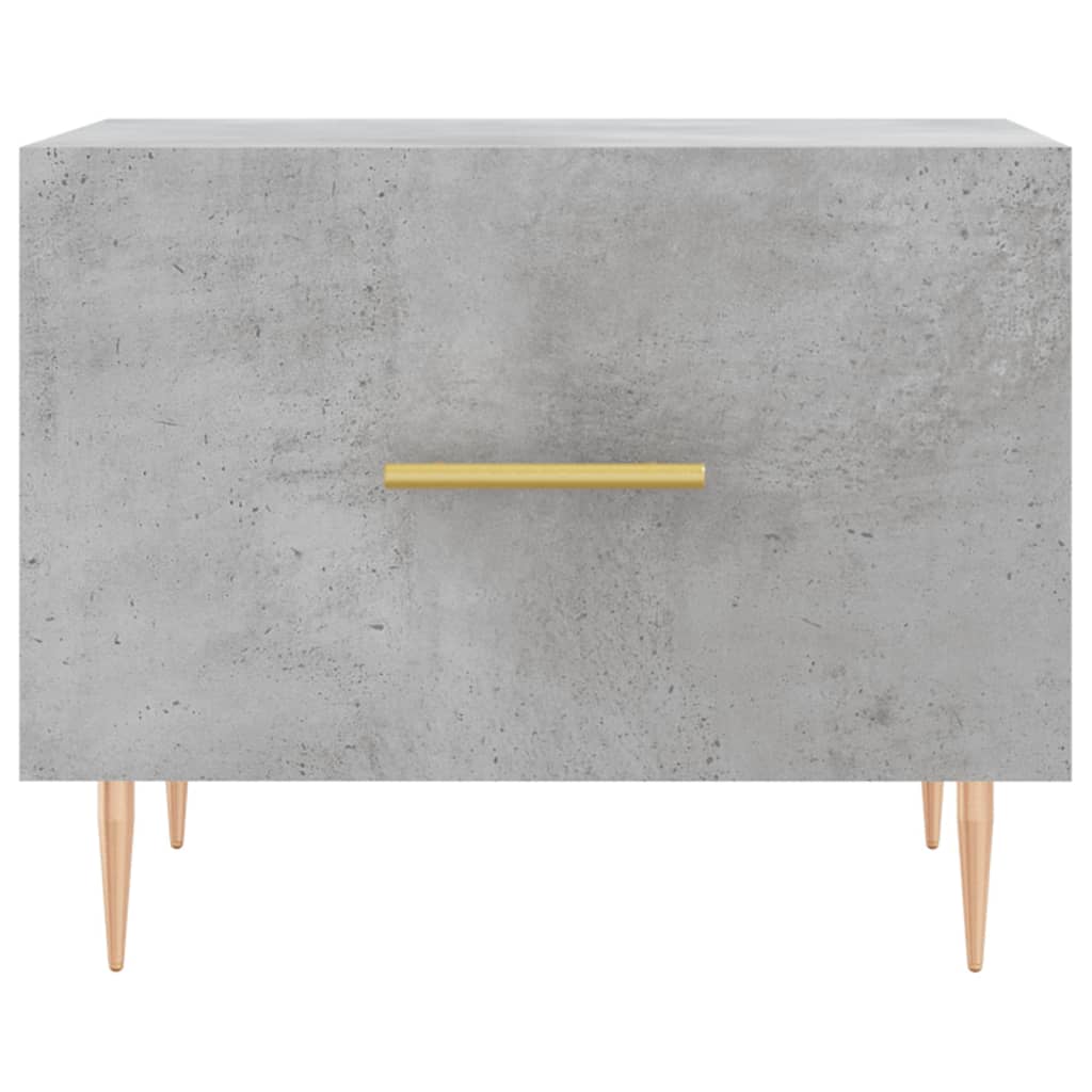 Măsuță de cafea, gri beton, 50x50x40 cm, lemn compozit GartenMobel Dekor