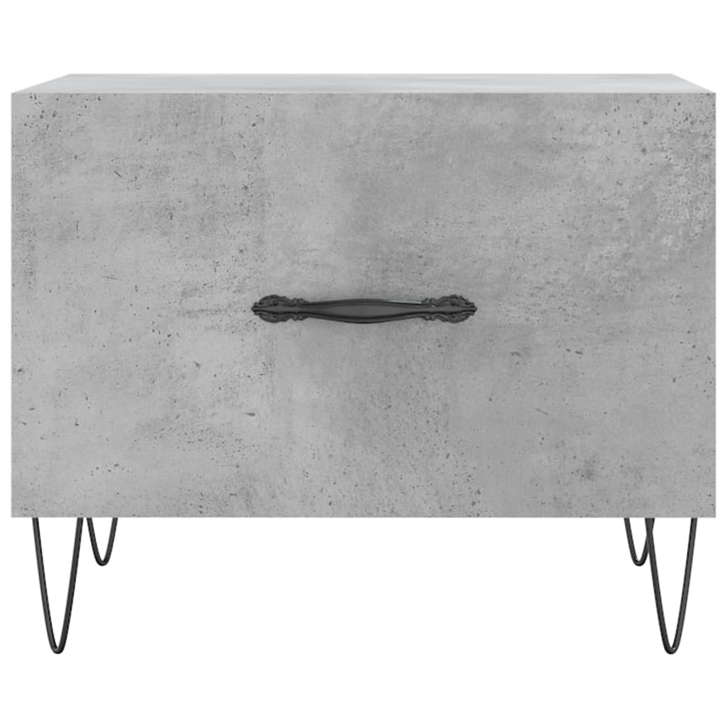 Măsuțe de cafea, 2 buc., gri beton, 50x50x40 cm, lemn compozit GartenMobel Dekor