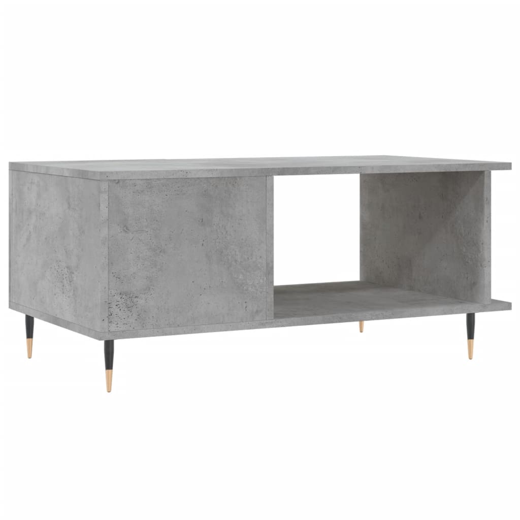 Măsuță de cafea, gri beton, 90x50x40 cm, lemn prelucrat GartenMobel Dekor