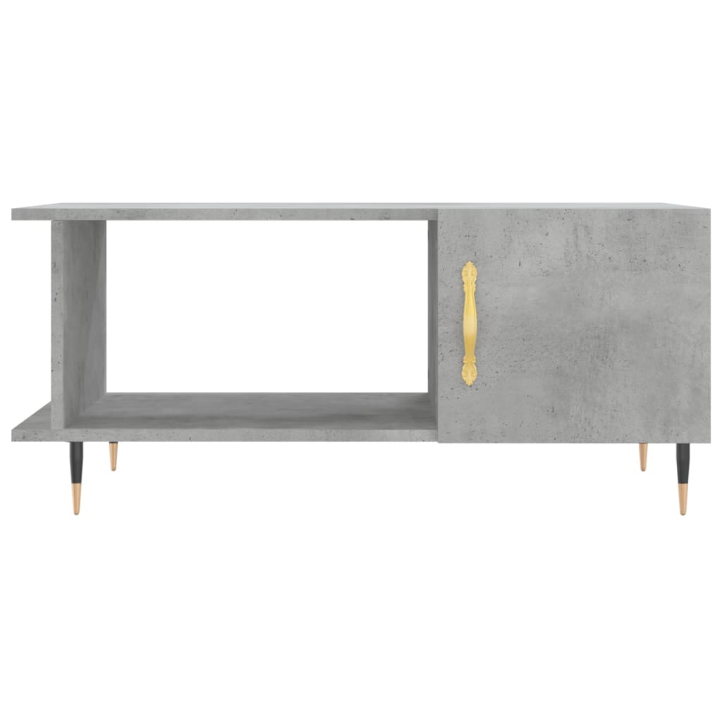Măsuță de cafea, gri beton, 90x50x40 cm, lemn prelucrat GartenMobel Dekor