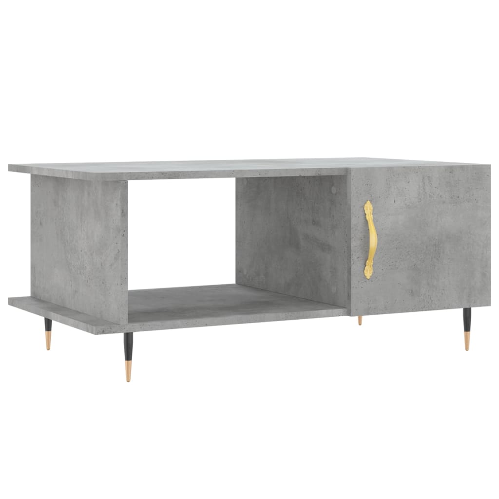 Măsuță de cafea, gri beton, 90x50x40 cm, lemn prelucrat GartenMobel Dekor
