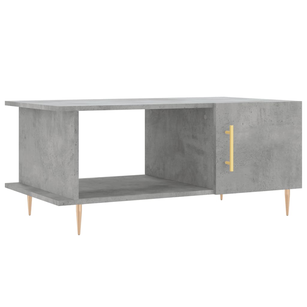 Măsuță de cafea, gri beton, 90x50x40 cm, lemn prelucrat GartenMobel Dekor