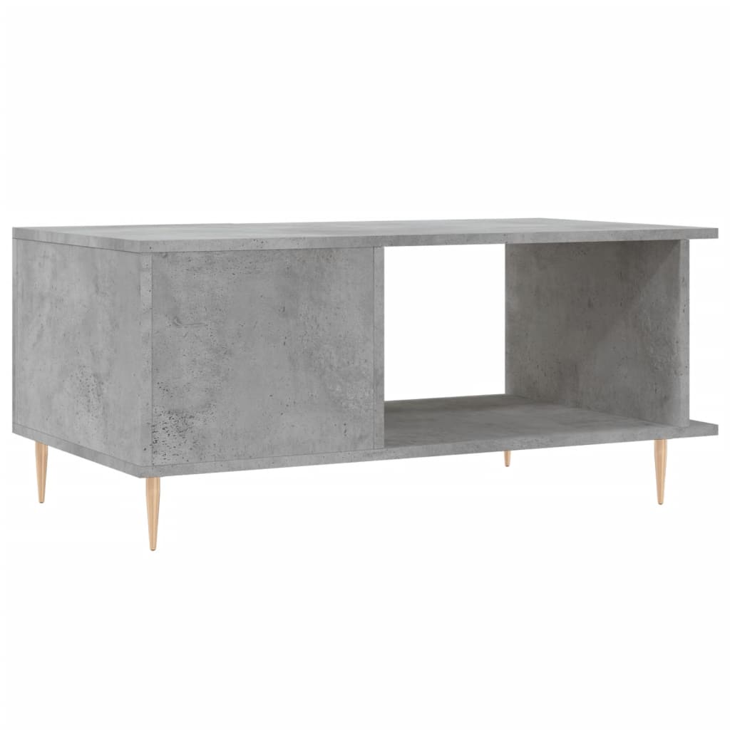 Măsuță de cafea, gri beton, 90x50x40 cm, lemn prelucrat GartenMobel Dekor