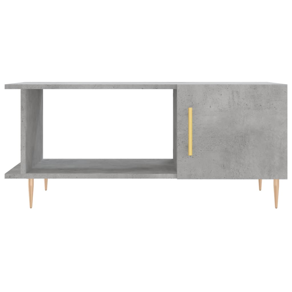 Măsuță de cafea, gri beton, 90x50x40 cm, lemn prelucrat GartenMobel Dekor