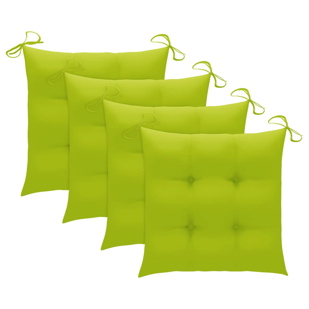 Set mobilier de exterior pliabil, cu perne, 5 piese, bambus GartenMobel Dekor