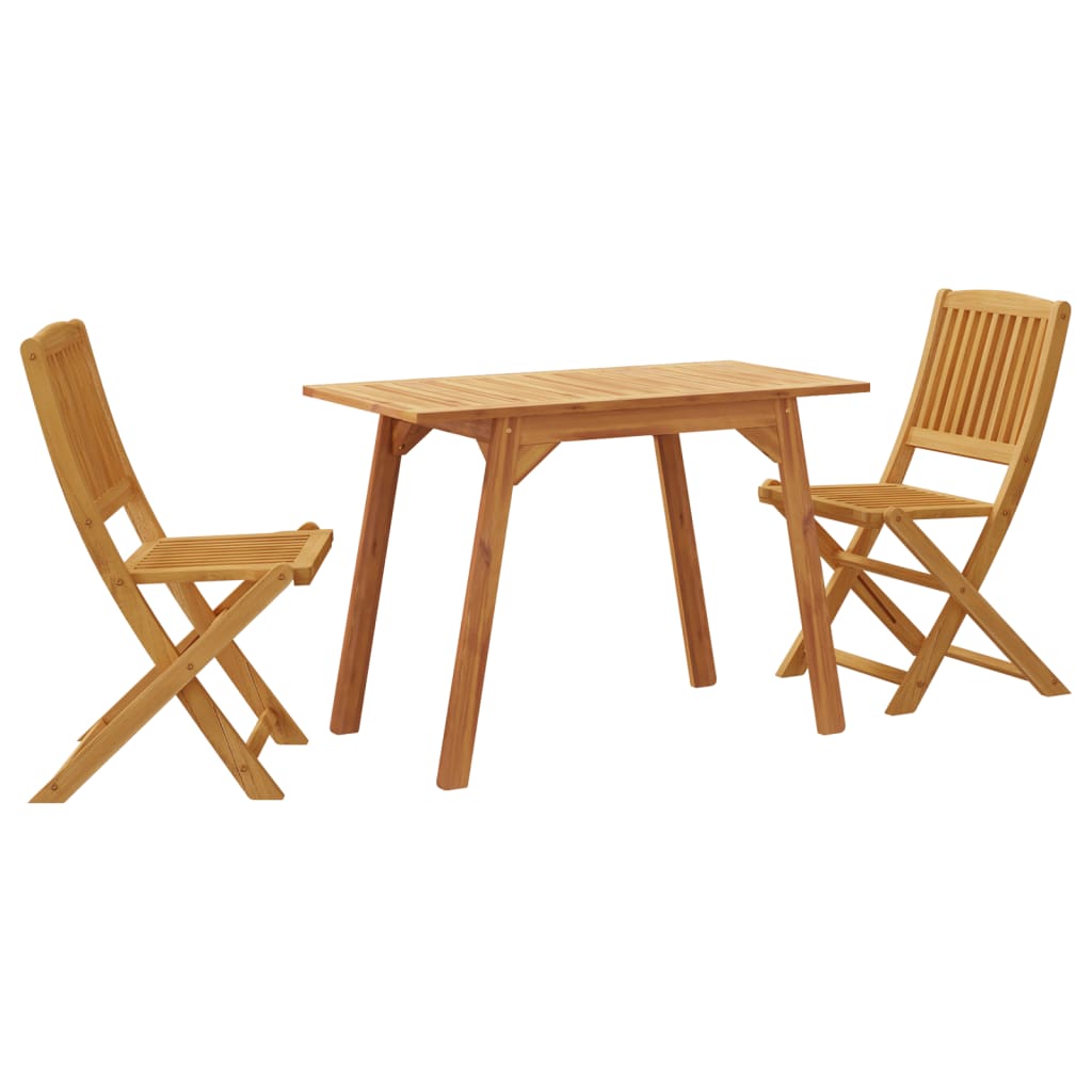 Set mobilier de grădină, 3 piese, lemn masiv de acacia GartenMobel Dekor