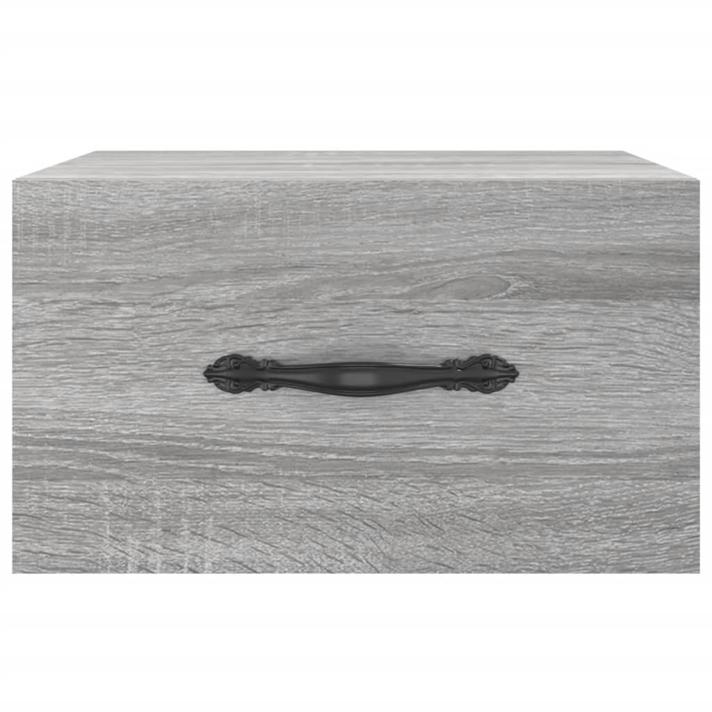 Noptiere de perete, 2 buc., sonoma gri, 35x35x20 cm GartenMobel Dekor