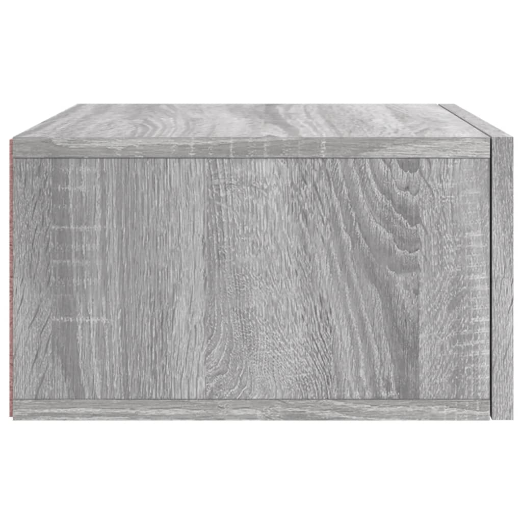 Noptiere de perete, 2 buc., sonoma gri, 35x35x20 cm GartenMobel Dekor