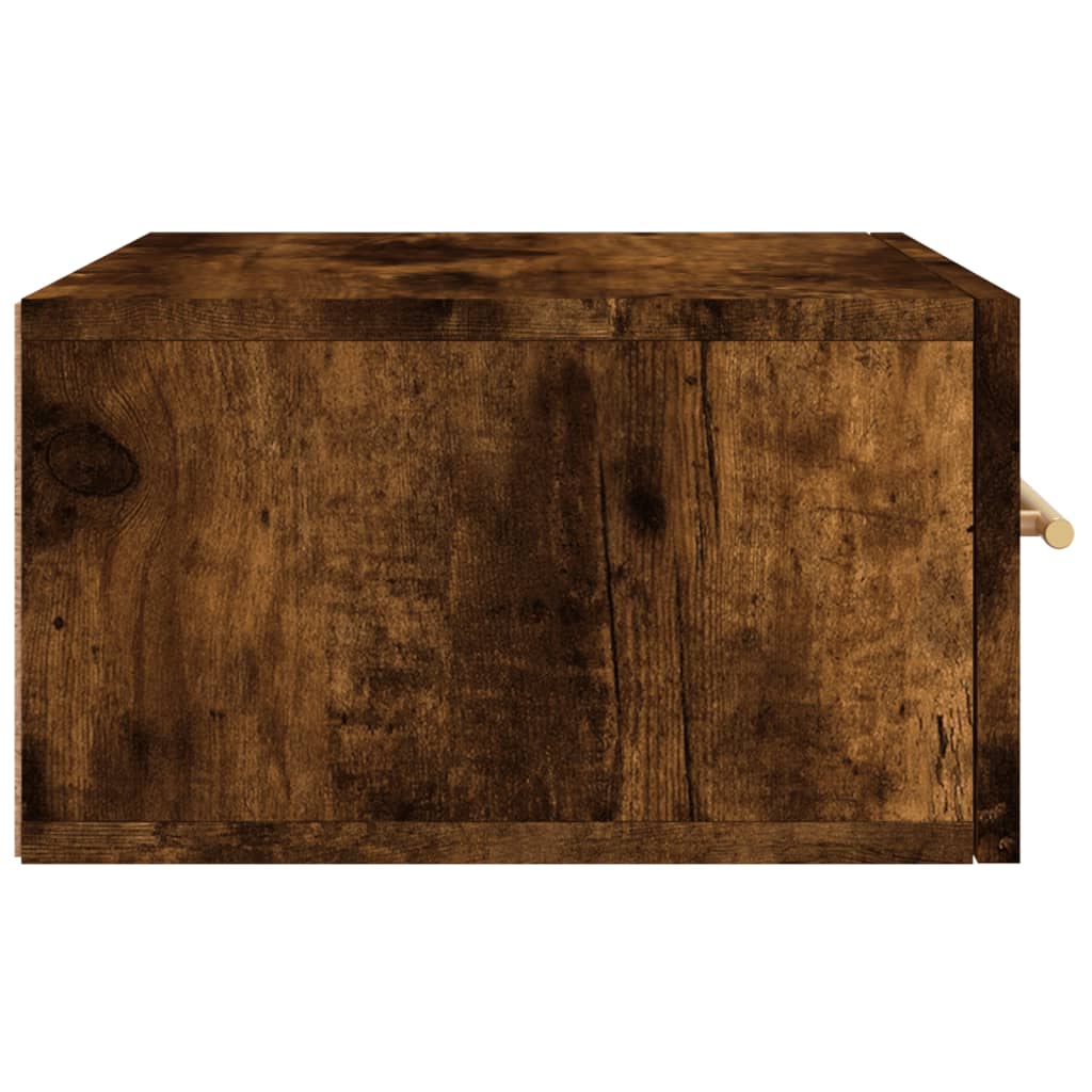 Noptiere de perete, 2 buc., stejar afumat, 35x35x20 cm GartenMobel Dekor