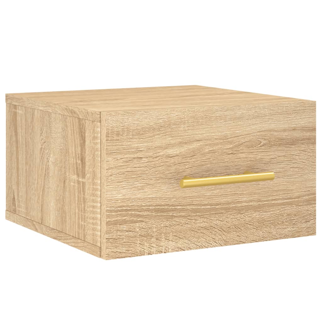 Noptiere de perete, 2 buc., stejar sonoma, 35x35x20 cm GartenMobel Dekor