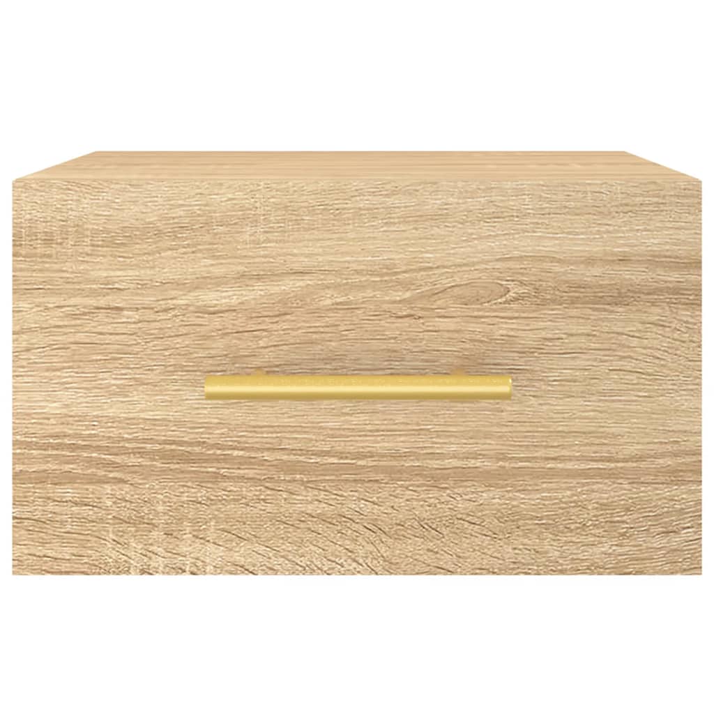 Noptiere de perete, 2 buc., stejar sonoma, 35x35x20 cm GartenMobel Dekor