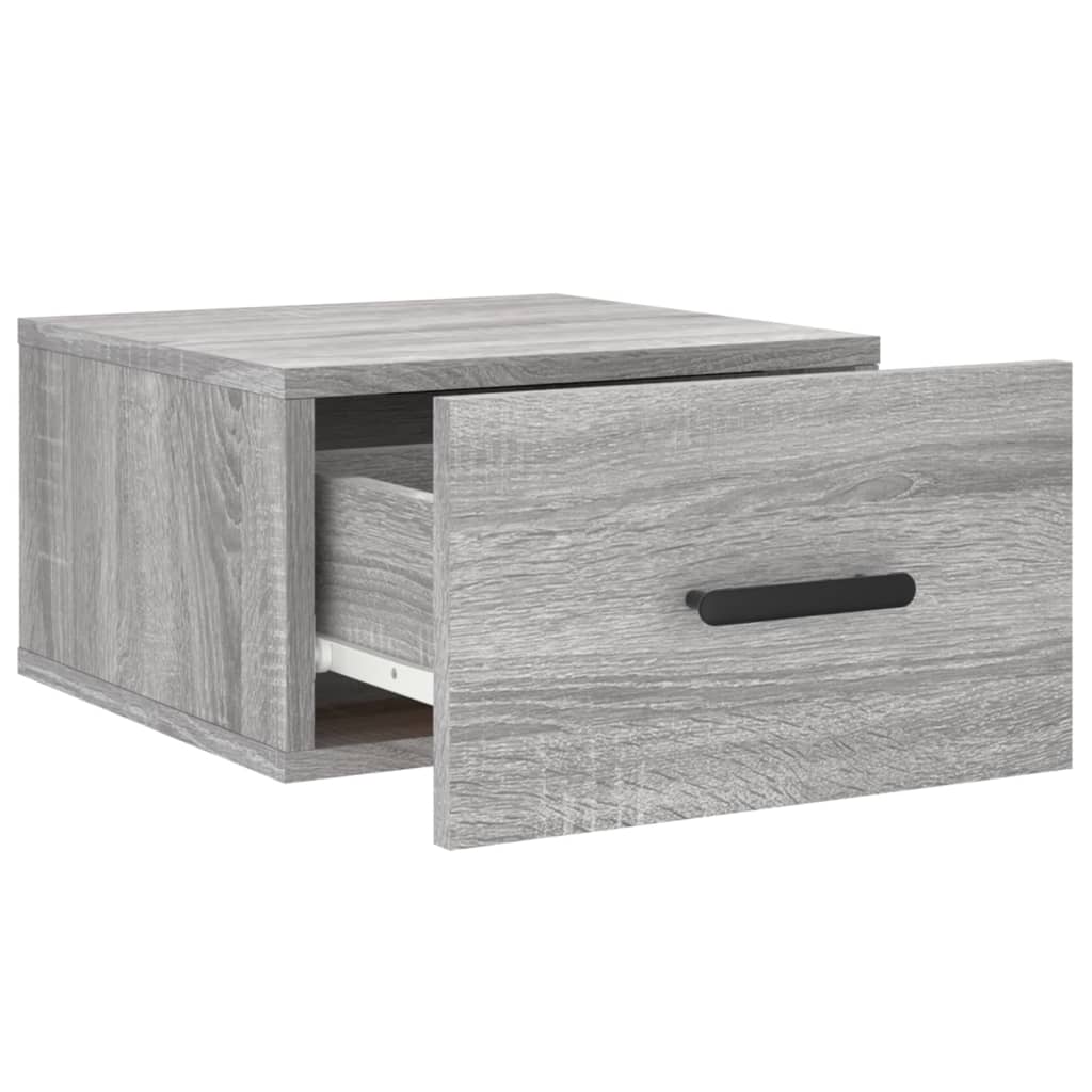 Noptiere de perete, 2 buc., sonoma gri, 35x35x20 cm GartenMobel Dekor
