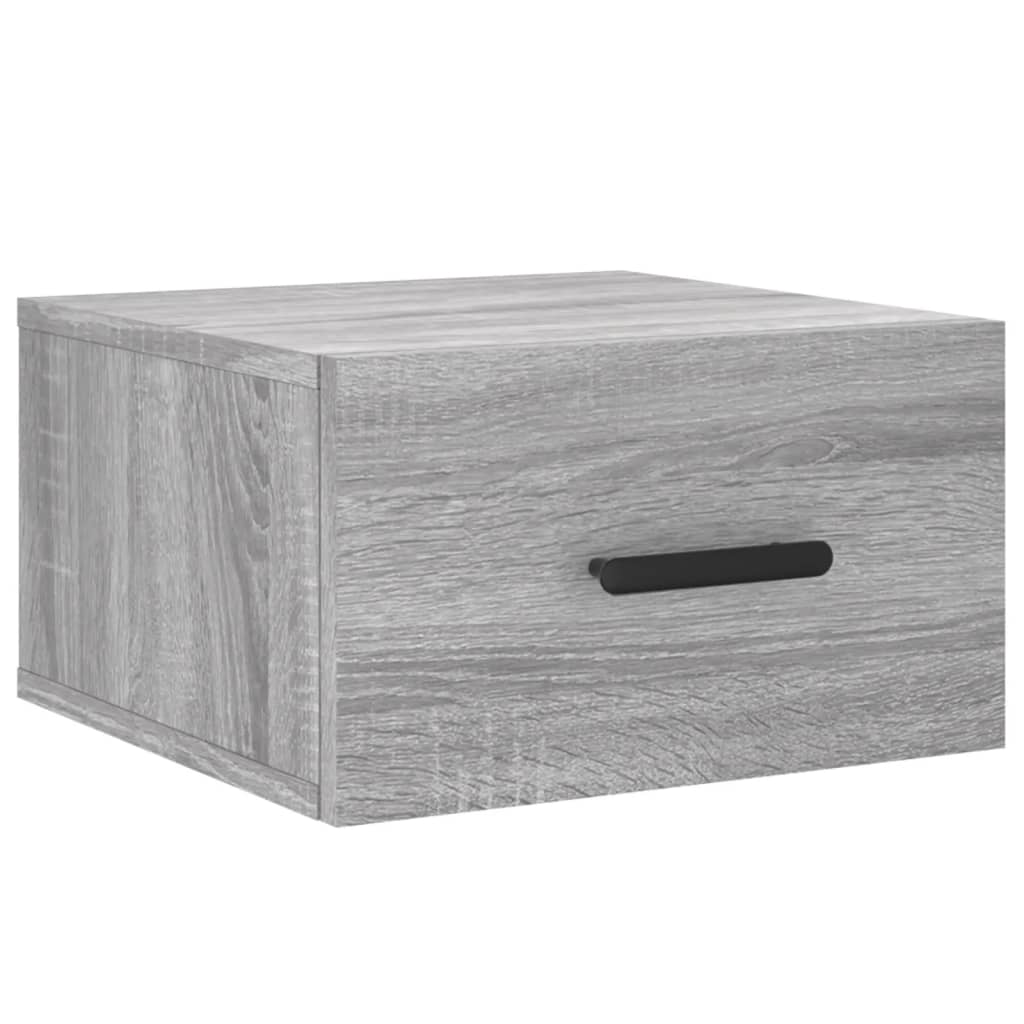 Noptiere de perete, 2 buc., sonoma gri, 35x35x20 cm GartenMobel Dekor