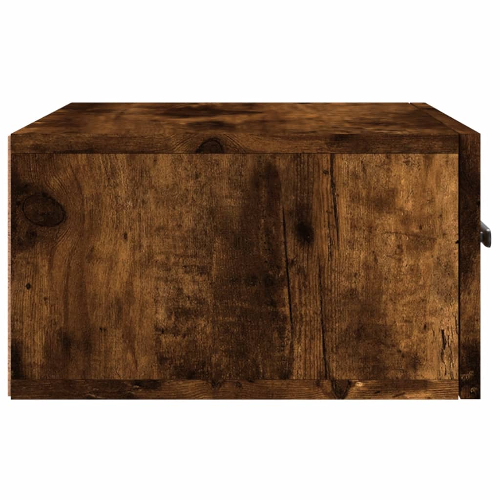 Noptiere de perete, 2 buc., stejar afumat, 35x35x20 cm GartenMobel Dekor
