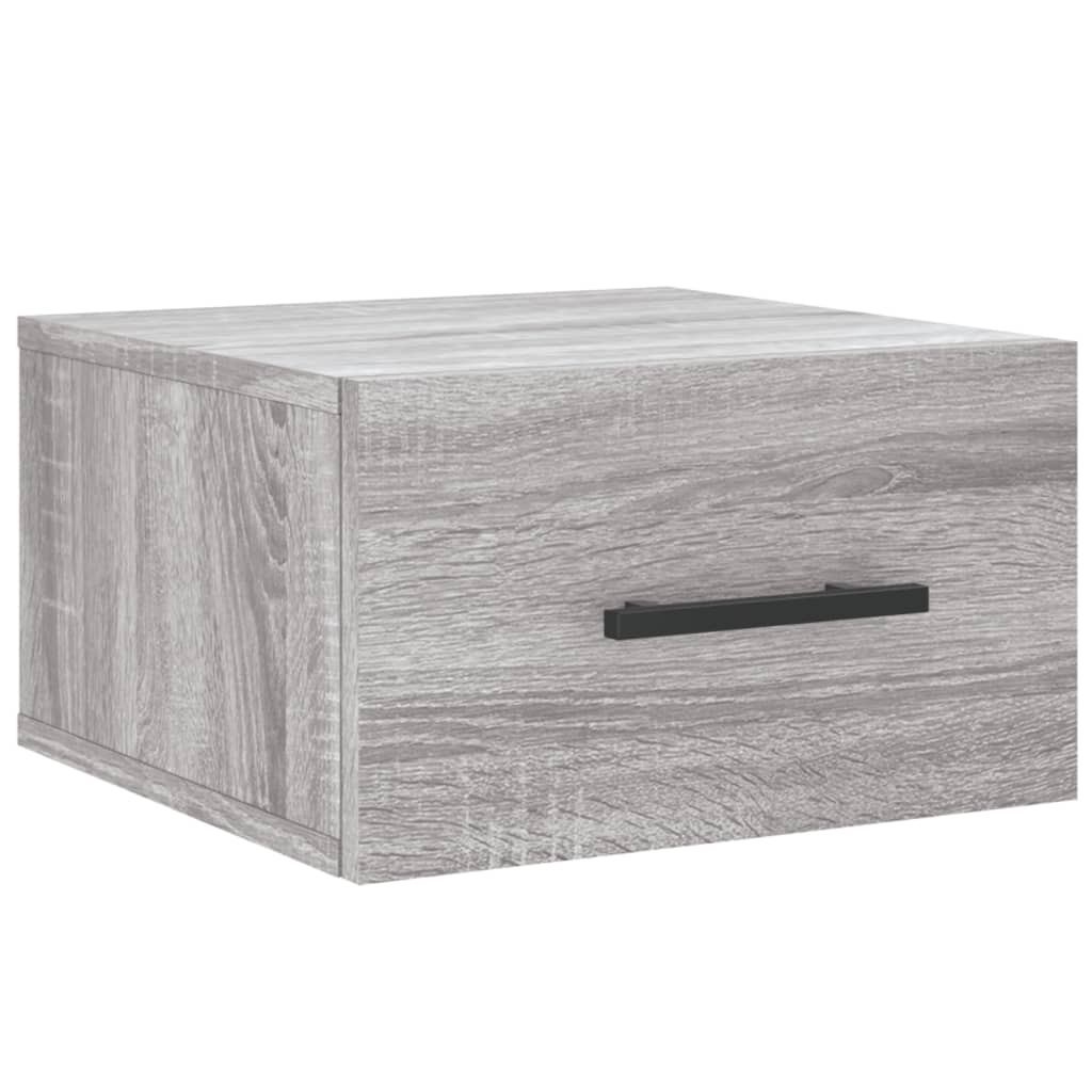 Noptiere de perete, 2 buc., sonoma gri, 35x35x20 cm GartenMobel Dekor