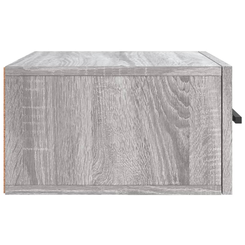Noptiere de perete, 2 buc., sonoma gri, 35x35x20 cm GartenMobel Dekor