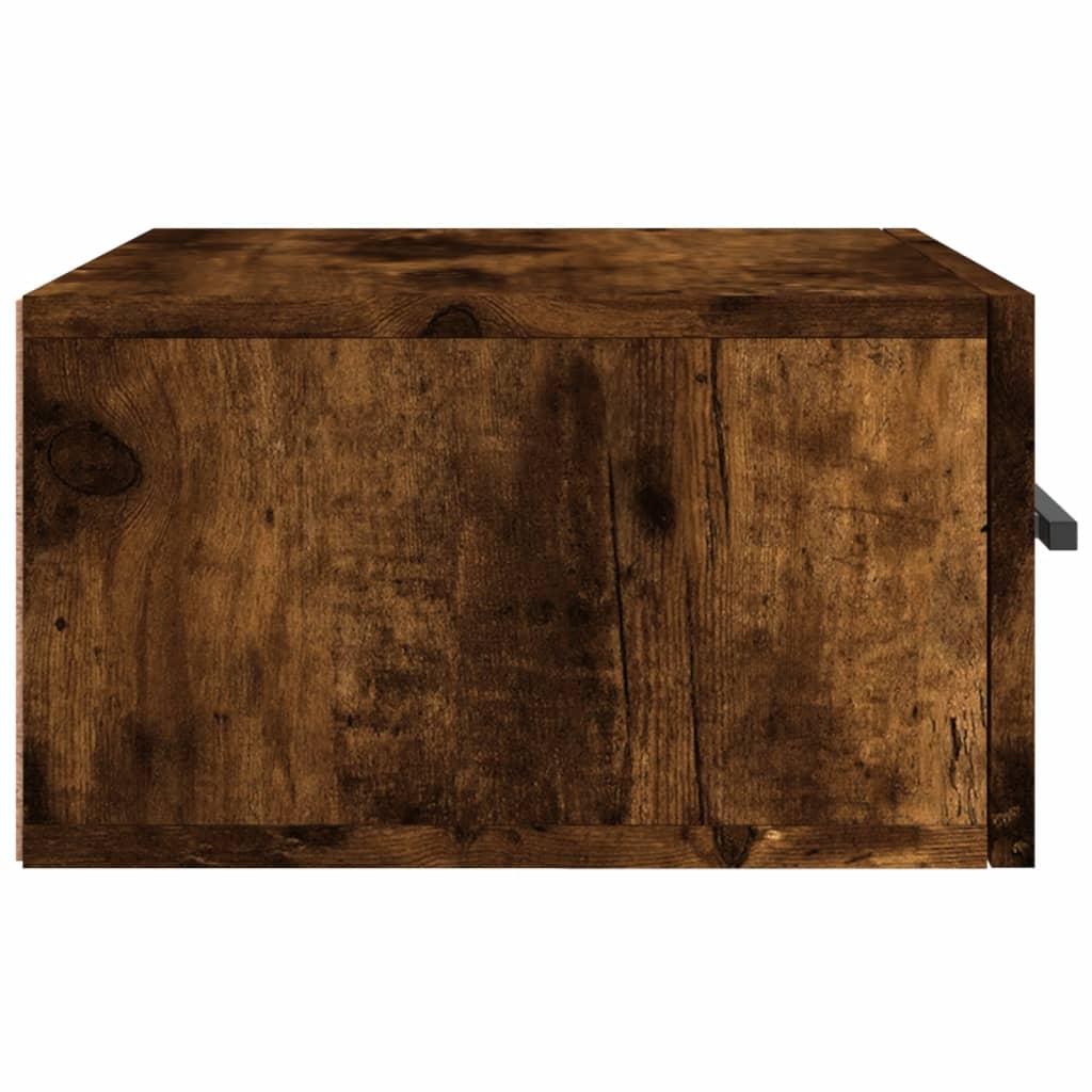 Noptiere de perete, 2 buc., stejar afumat, 35x35x20 cm GartenMobel Dekor