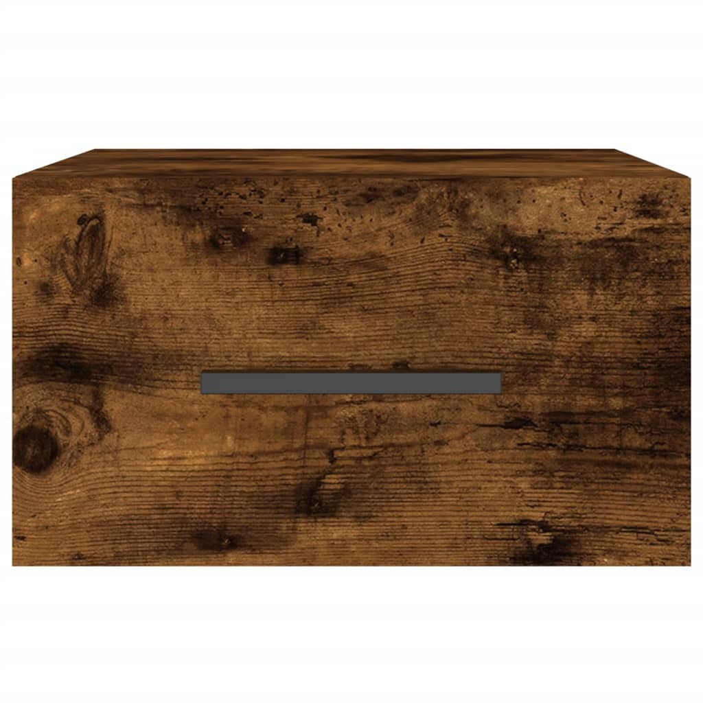 Noptiere de perete, 2 buc., stejar afumat, 35x35x20 cm GartenMobel Dekor