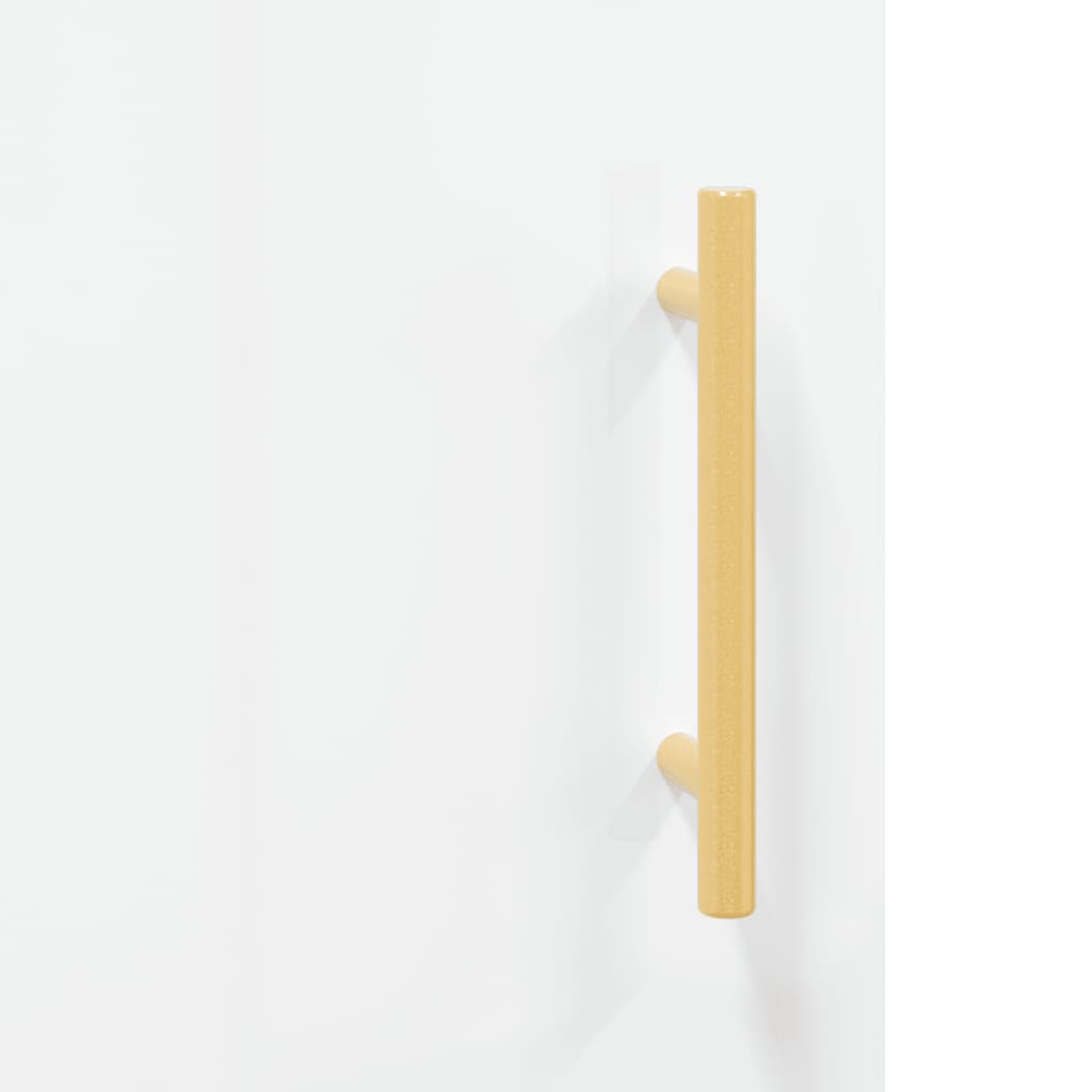 Dulap de perete, alb extralucios, 60x31x60 cm, lemn compozit GartenMobel Dekor