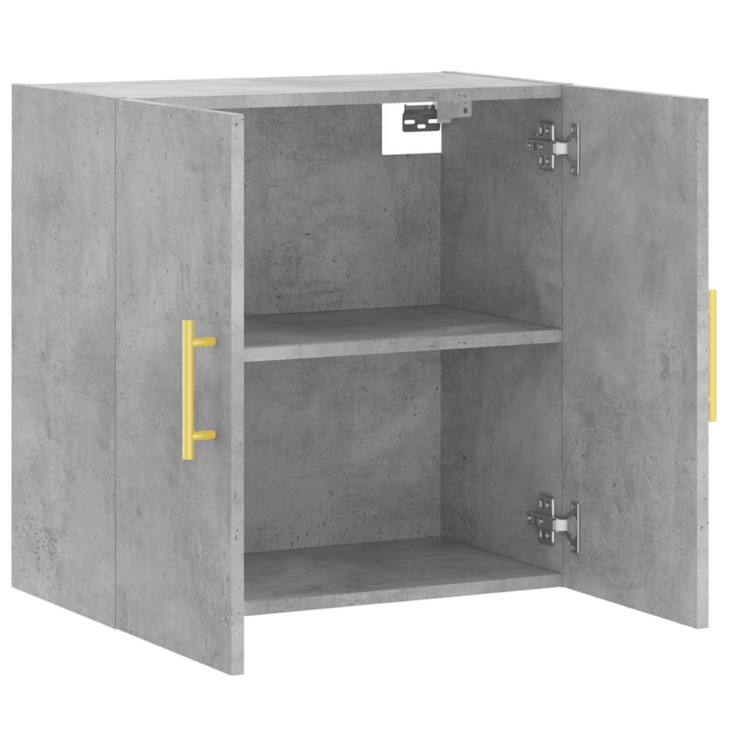 Dulap de perete, gri beton, 60x31x60 cm, lemn compozit GartenMobel Dekor