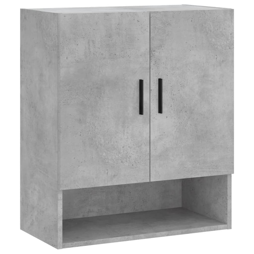 Dulap de perete, gri beton, 60x31x70 cm, lemn compozit GartenMobel Dekor