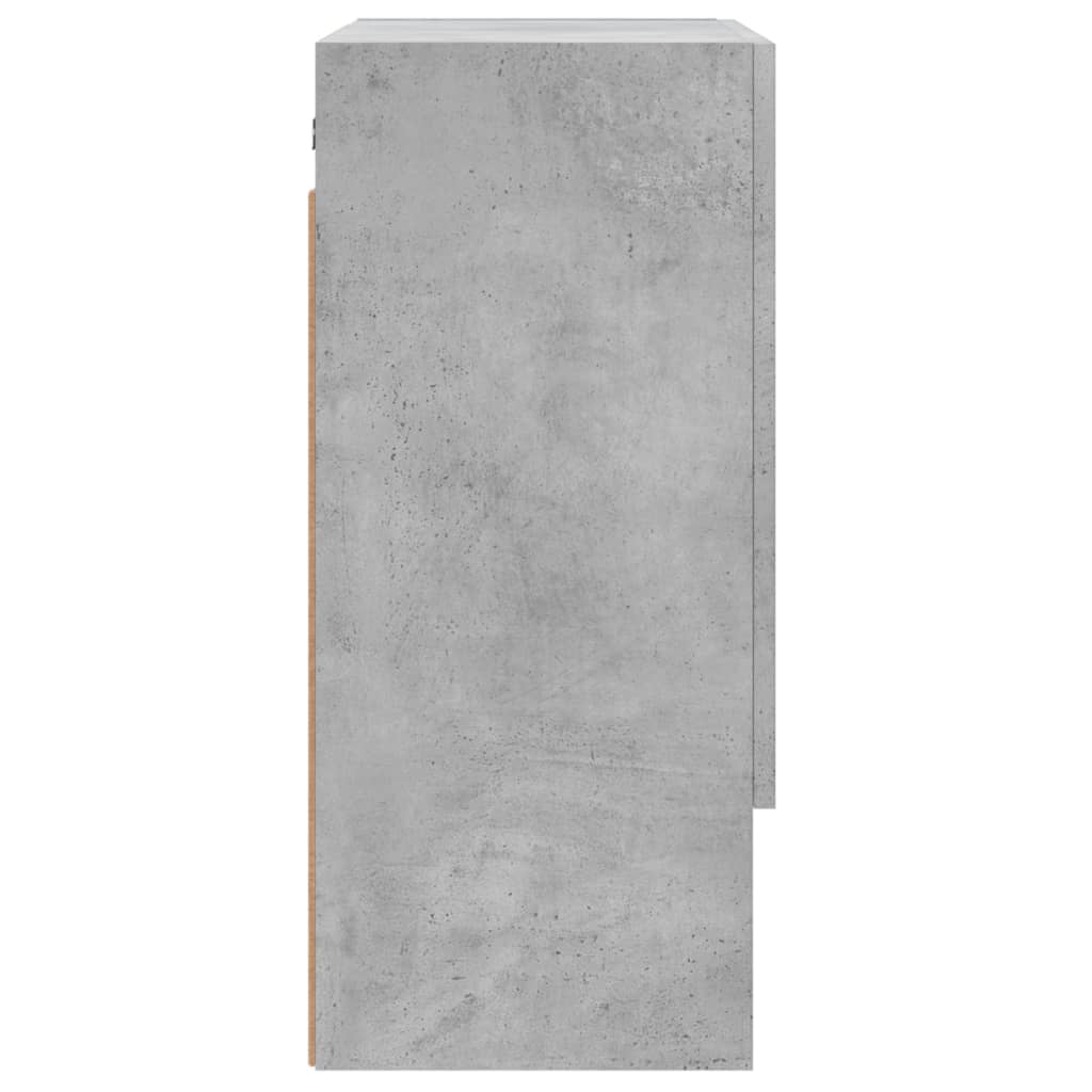 Dulap de perete, gri beton, 60x31x70 cm, lemn compozit GartenMobel Dekor
