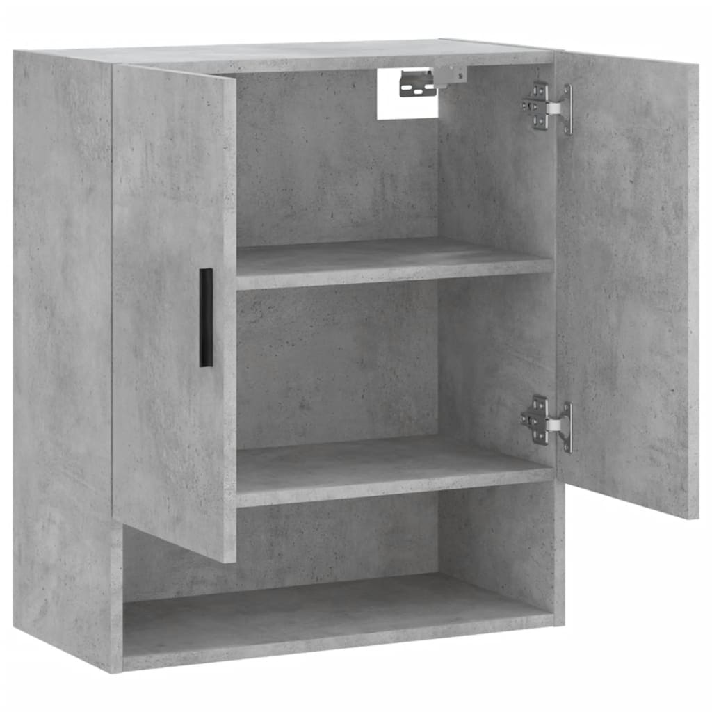 Dulap de perete, gri beton, 60x31x70 cm, lemn compozit GartenMobel Dekor