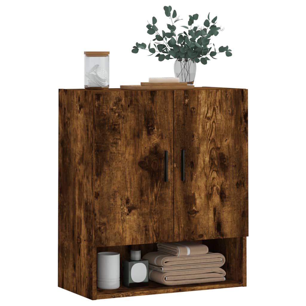 Dulap de perete, stejar fumuriu, 60x31x70 cm, lemn compozit GartenMobel Dekor