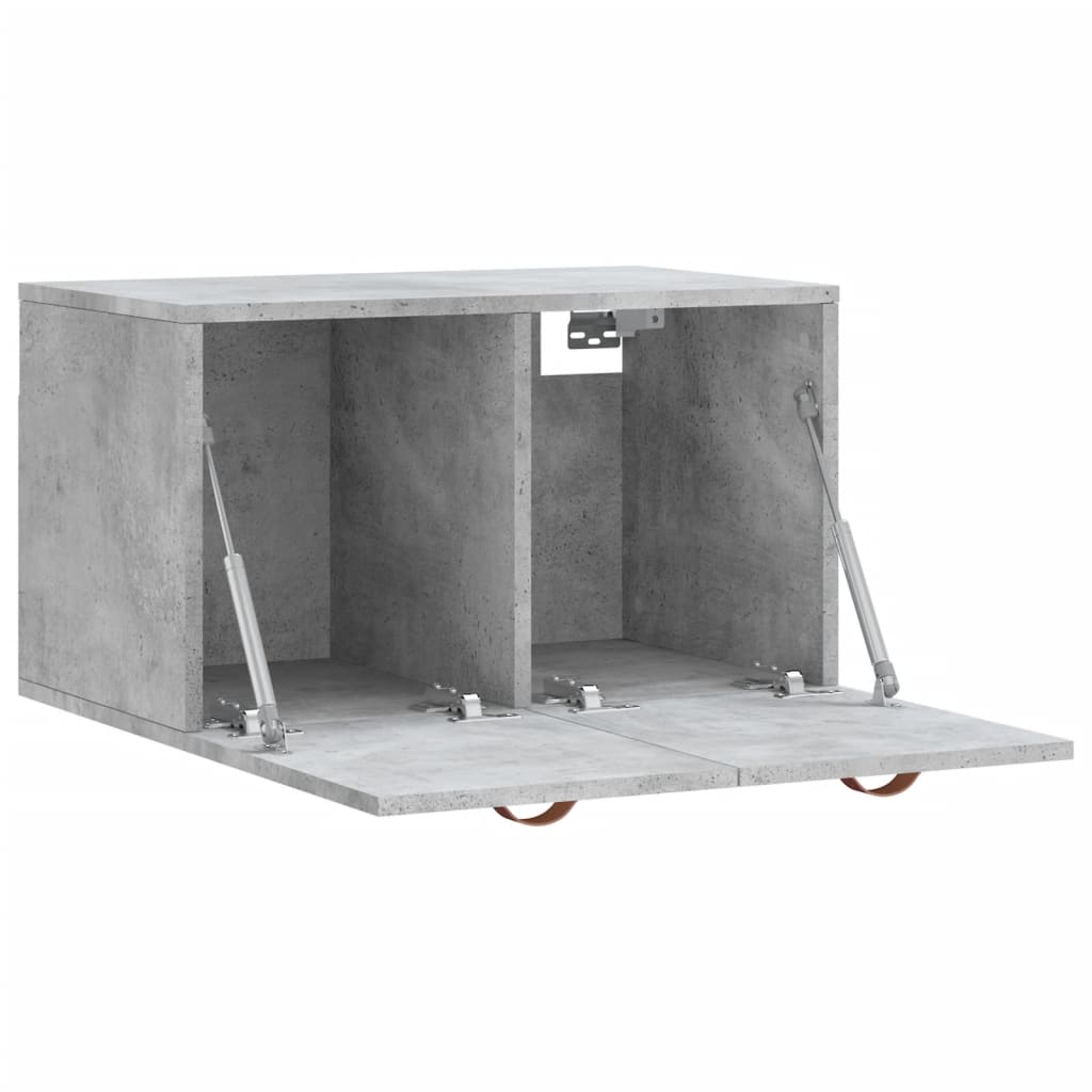 Dulap de perete, gri beton, 60x36,5x35 cm, lemn prelucrat GartenMobel Dekor