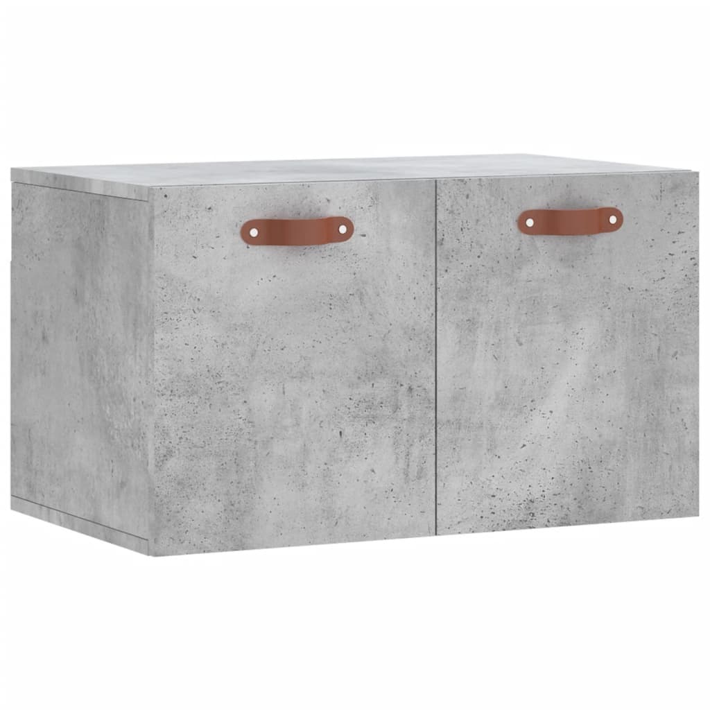 Dulap de perete, gri beton, 60x36,5x35 cm, lemn prelucrat GartenMobel Dekor