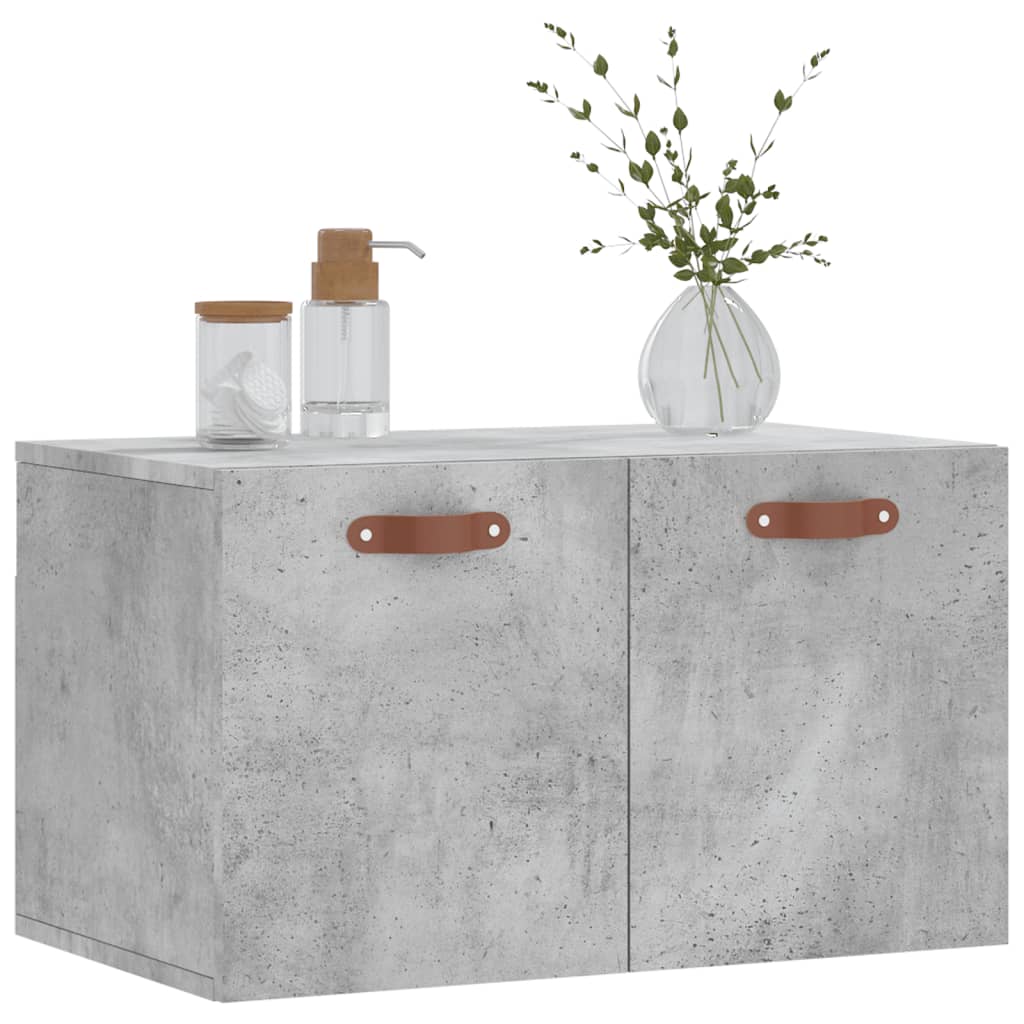Dulap de perete, gri beton, 60x36,5x35 cm, lemn prelucrat GartenMobel Dekor