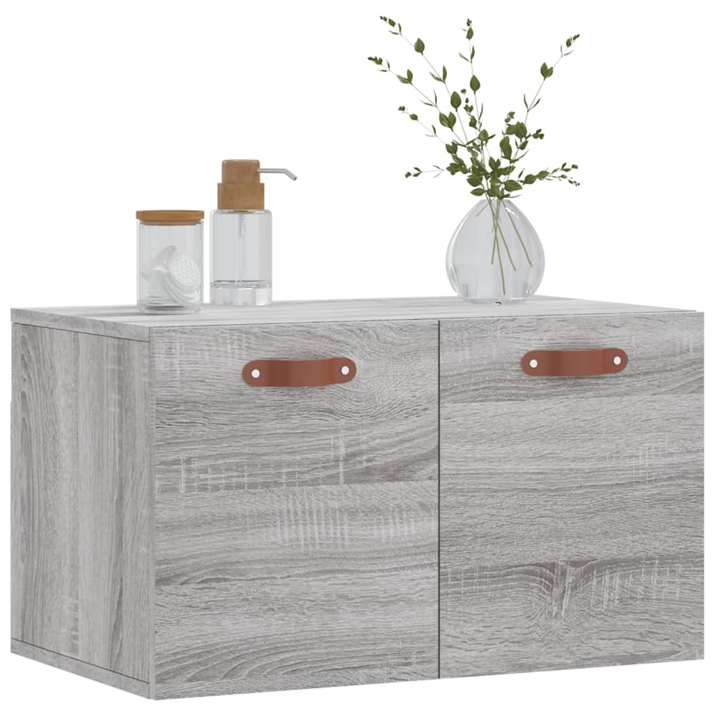 Dulap de perete, gri sonoma, 60x36,5x35 cm, lemn prelucrat GartenMobel Dekor