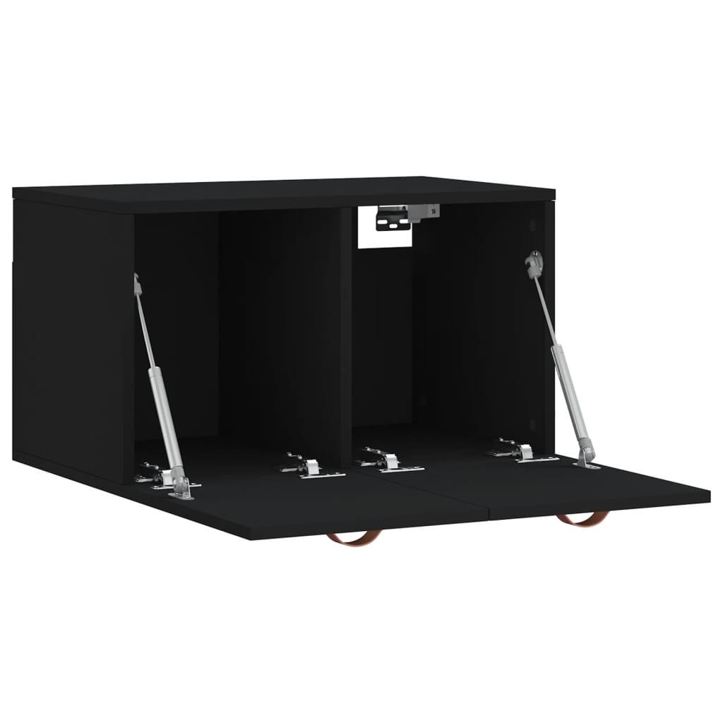 Dulap de perete, negru, 60x36,5x35 cm, lemn prelucrat GartenMobel Dekor