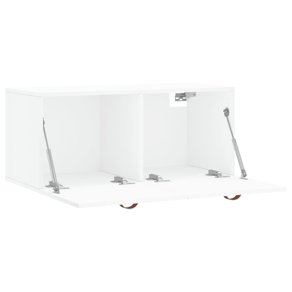 Dulap de perete, alb, 80x36,5x35 cm, lemn compozit GartenMobel Dekor
