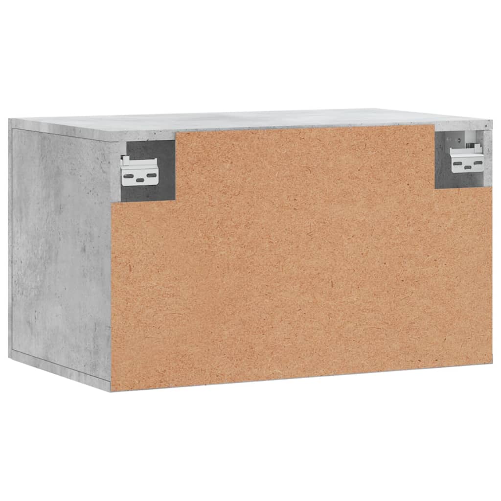 Dulap de perete, gri beton, 60x36,5x35 cm, lemn prelucrat GartenMobel Dekor