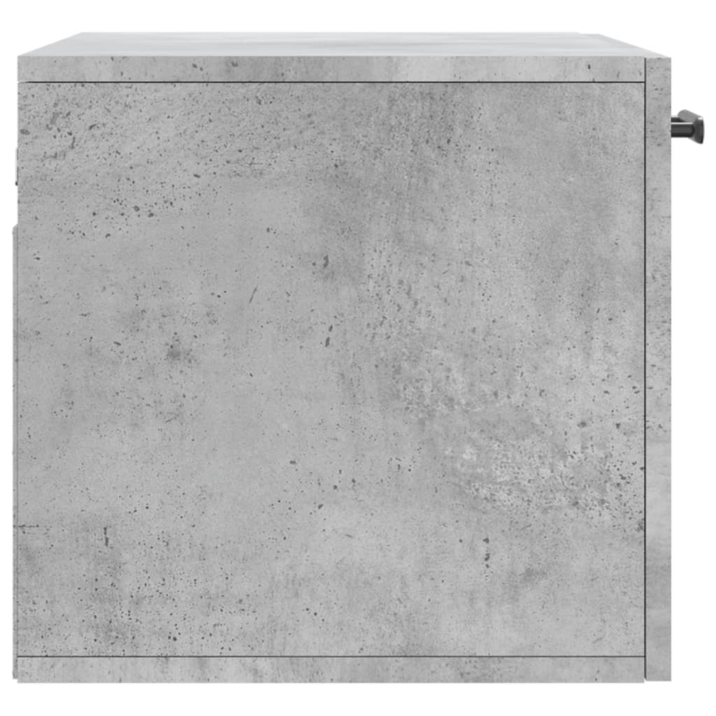 Dulap de perete, gri beton, 60x36,5x35 cm, lemn prelucrat GartenMobel Dekor