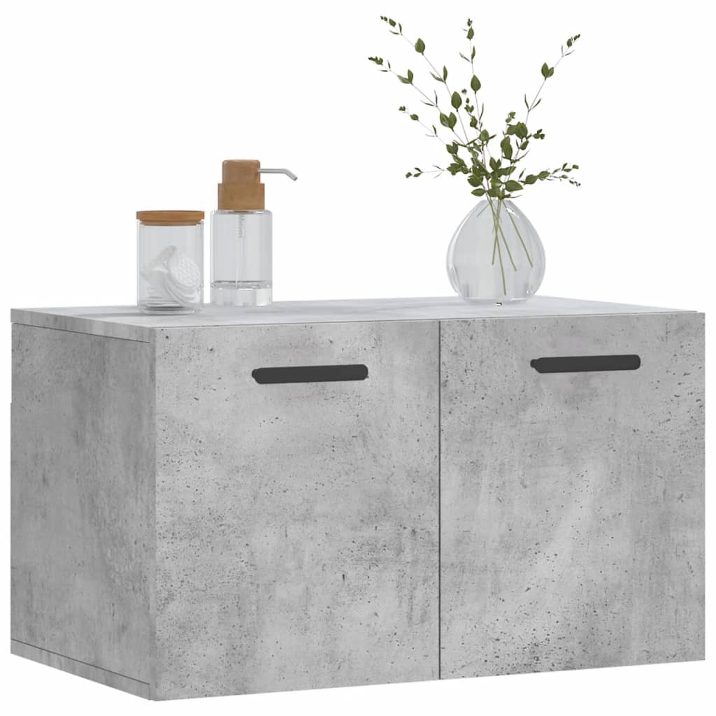 Dulap de perete, gri beton, 60x36,5x35 cm, lemn prelucrat GartenMobel Dekor
