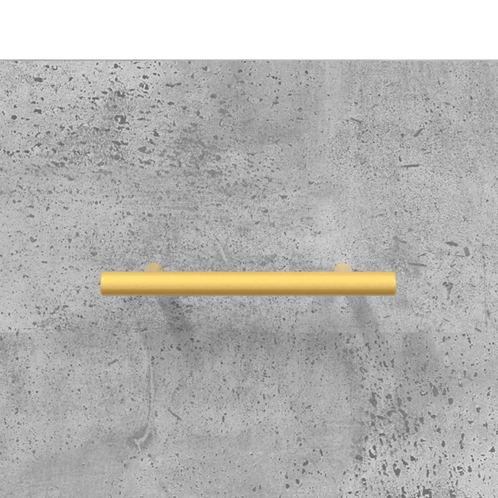 Dulap de perete, gri beton, 80x36,5x35 cm, lemn compozit GartenMobel Dekor