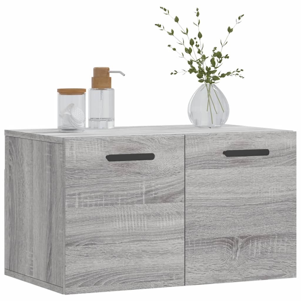 Dulap de perete, gri sonoma, 60x36,5x35 cm, lemn prelucrat GartenMobel Dekor
