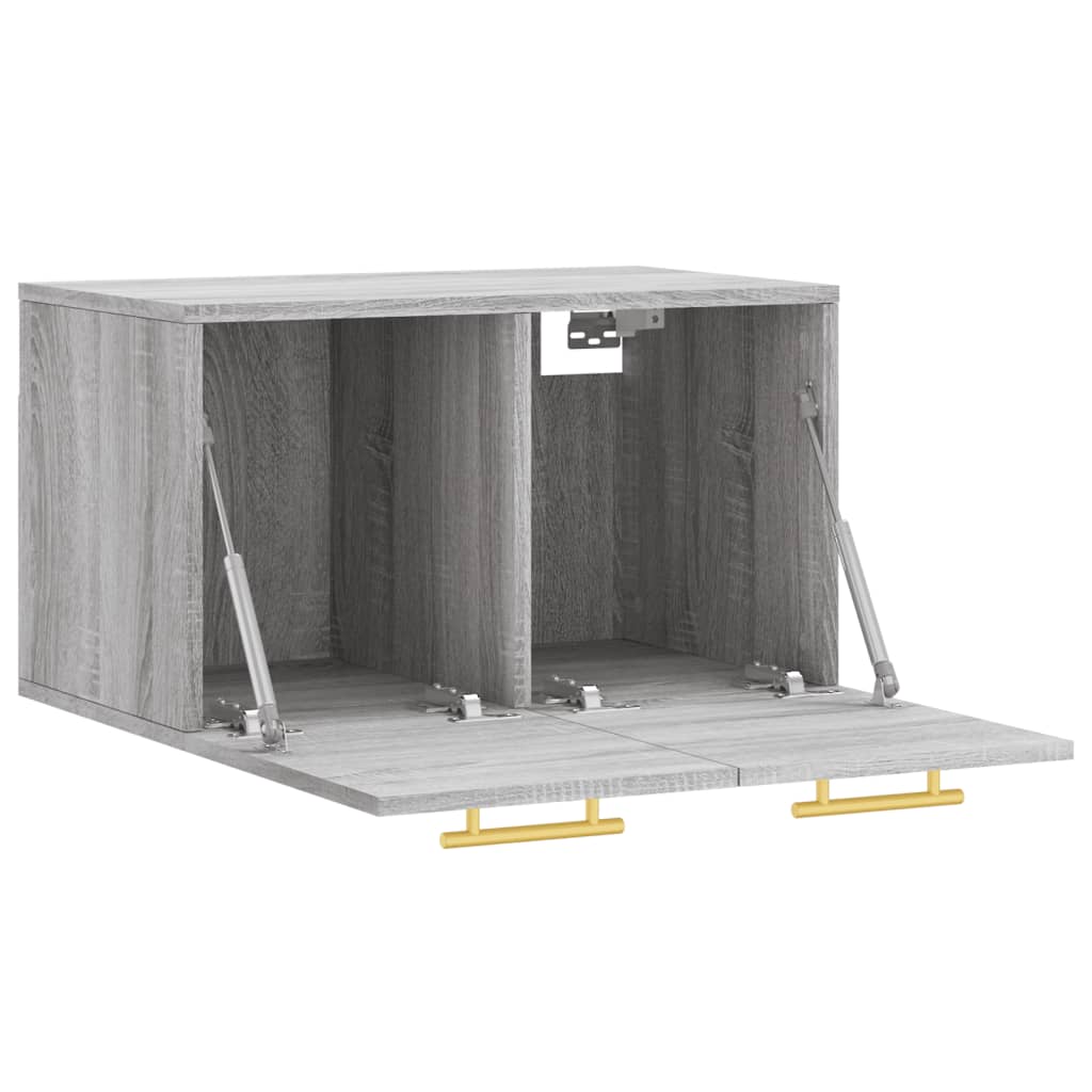Dulap de perete, gri sonoma, 60x36,5x35 cm, lemn prelucrat GartenMobel Dekor