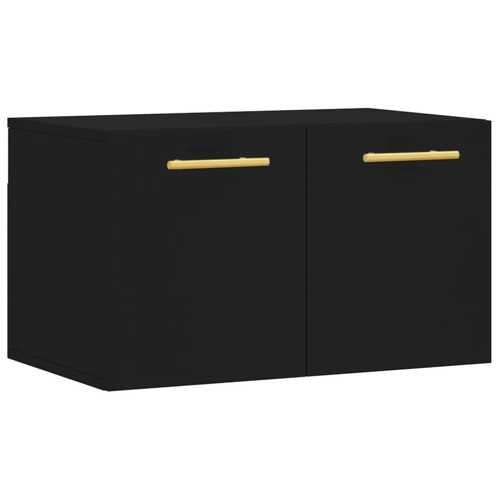 Dulap de perete, negru, 60x36,5x35 cm, lemn prelucrat GartenMobel Dekor