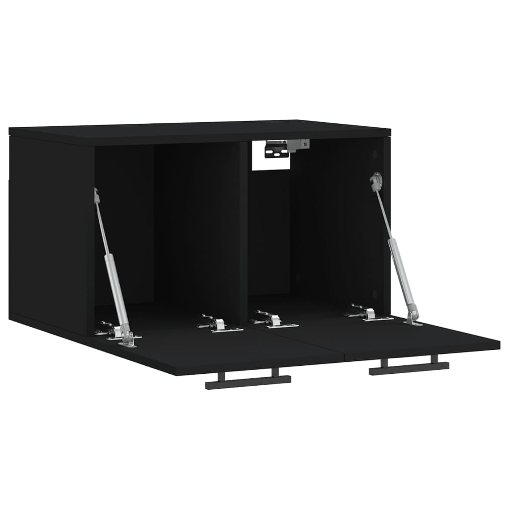 Dulap de perete, negru, 60x36,5x35 cm, lemn prelucrat GartenMobel Dekor