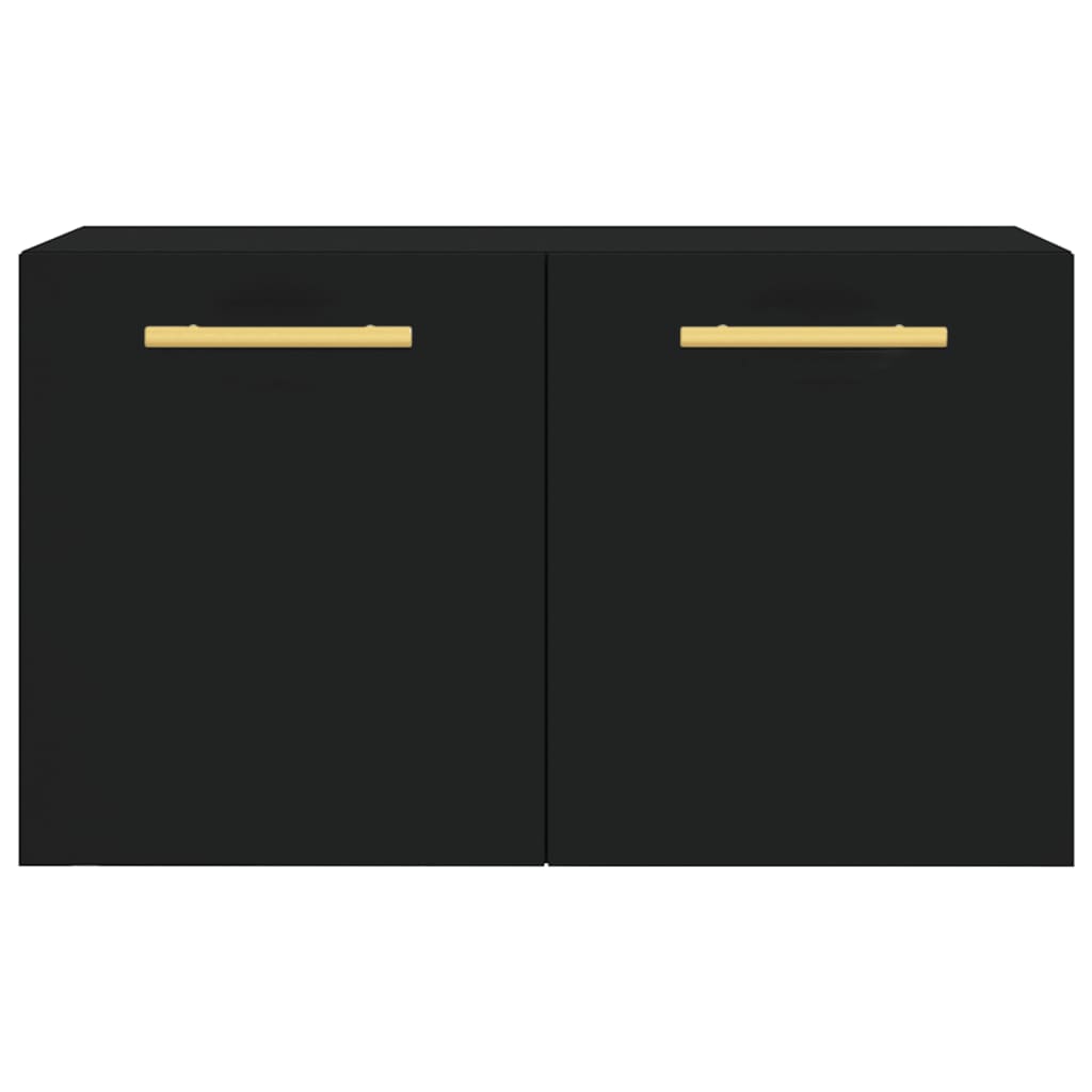 Dulap de perete, negru, 60x36,5x35 cm, lemn prelucrat GartenMobel Dekor