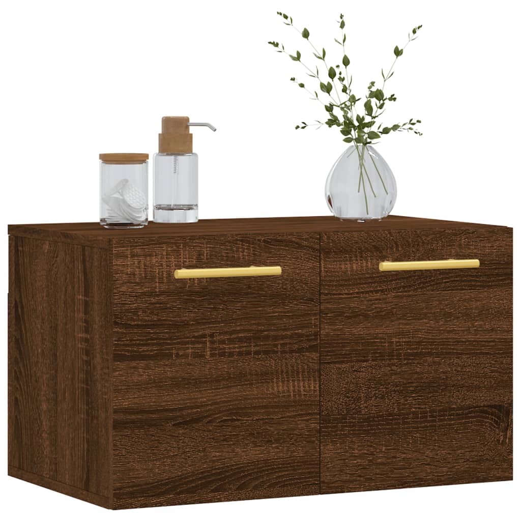 Dulap de perete, stejar maro, 60x36,5x35 cm, lemn prelucrat GartenMobel Dekor